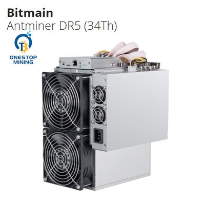 Bitmain Antคนขุดแร่ Dr5 34th/S Decred Minerstat DCr การขุดเหรียญ 175x279x238MM