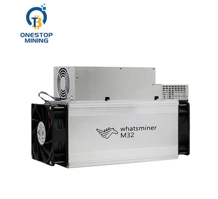 Whatsคนขุดแร่ M32S 82T Hashrate สูง 44W คนขุดแร่ Bitcoin Mining Machine