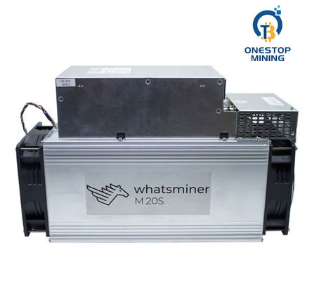 Microbt Whatsคนขุดแร่ M20s 65th/S 70th 48 WATTS Btc Mining Asics