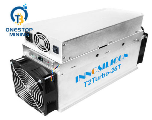 Innosilicon T2t 26th/S Asic Miner Algorithm SHA256 2100W เครื่องขุด Bitcoin