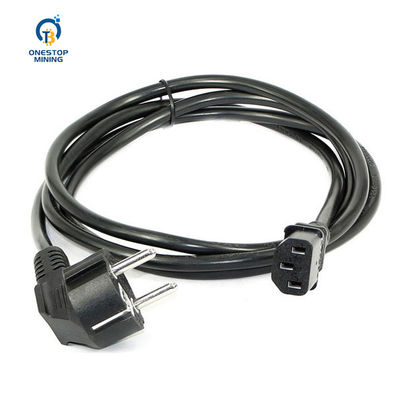 Asic Miner Parts 2500W PSU สายไฟสายไฟสำหรับเครื่องใช้ไฟฟ้า