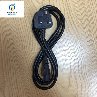 1.5m 1.8m 2m Asic Miner Parts สายไฟ PSU สำหรับอุปกรณ์อิเล็กทรอนิกส์ Miner