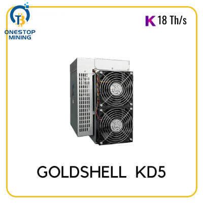 Goldshell Kd5 18th/S Kadena คนขุดแร่ Kd5 คนขุดแร่ Asic Kadena Mining Asic 2250w
