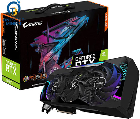 Msi Geforce Rtx 3080 การเล่นเกม Oc 10gb Gddr6x Zotac การ์ดกราฟิกคนขุดแร่