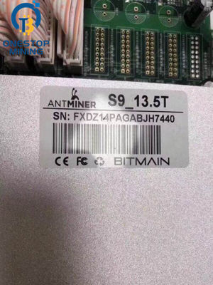 ใช้ Bitmain Antคนขุดแร่ S9 13.5 Th/S Sha 256 Bitcoin คนขุดแร่ 78dB