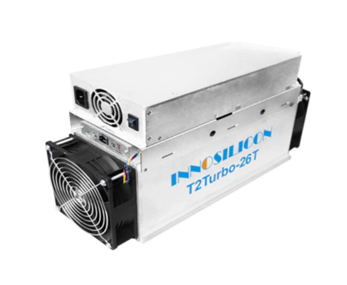 Innosilicon T2t 26th/S Asic Miner Algorithm SHA256 2100W เครื่องขุด Bitcoin