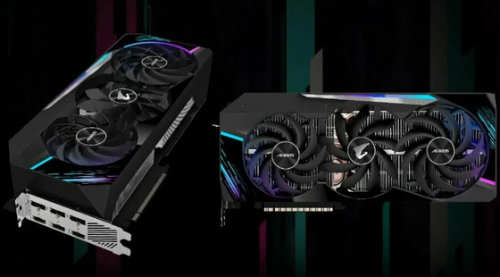 12GB Rtx3080 Ti Gigabyte Gtx GPU Gddr53080ti วิดีโอเกมกราฟิกการ์ดสำหรับการขุด