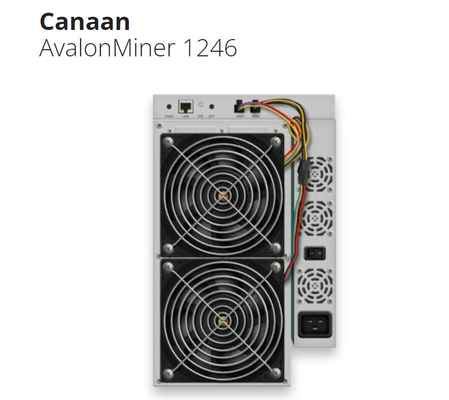 Canaan AvalonMiner 1246 87T BTC Bitcoin คนขุดแร่ Asic