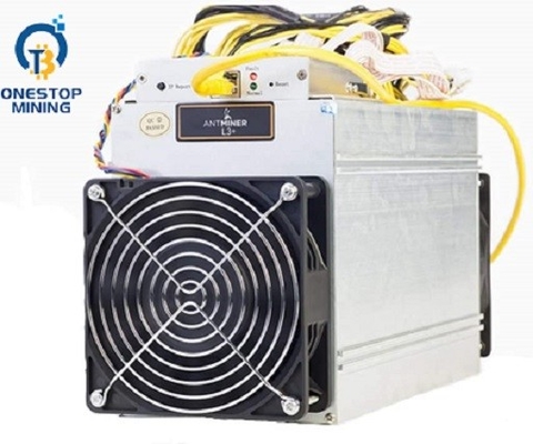 Antคนขุดแร่ L3+ 504mh/S 1.6w/Mh Asic Litecoin Miner พร้อมพาวเวอร์ซัพพลาย